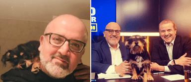 Beto Ortiz muere de amor por su perrita Bonnie. Beto Ortiz lanza tierna foto con perrita 'Bonnie' en redes sociales: "Son lo máximo"