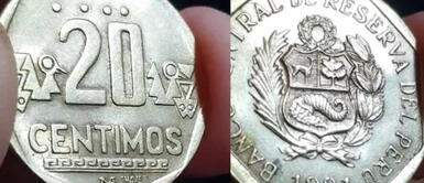 Las monedas de 20 céntimos de 1991 pueden ser vendidas en hasta 50 soles. Moneda de 20 céntimos de 1991: ¿Por qué se elevó su precio hasta 50 soles y dónde venderlas?