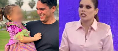 Juan Víctor le da mayor prioridad al régimen de visitas que a la pensión de alimentos. Andrea San Martín: Juan Víctor toma más importancia al régimen de visitas que a las deudas por pensión | VIDEO