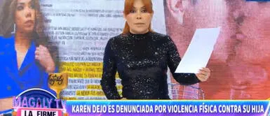 Karen Dejo es denunciada por golpear a su hija, según su expareja Karen Dejo es denunciada por golpear a su hija, según parte policial