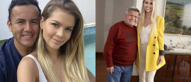 Brunella Horna se luce al lado de su suegro César Acuña. Brunella Horna se luce al lado de su suegro César Acuña.