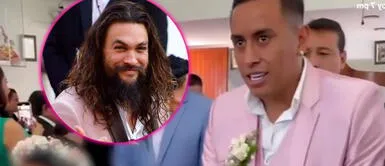 Christian Cueva se roba show en boda y es comparado con Jason Momoa Christian Cueva se roba show en boda y es comparado con Jason Momoa