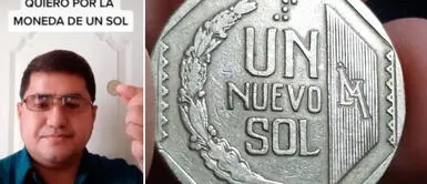 Joven peruano encuentra moneda de un sol de 1991 y pide 5 mil dólares para venderlo Joven peruano encuentra moneda de un sol de 1991 y pide 5 mil dólares para venderlo