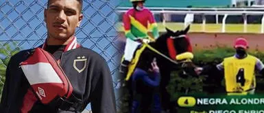 La 'mascota' de Paolo Guerrero quedó primer lugar en una carrera de Monterrico Paolo Guerrero y el curioso nombre de su yegua preferida: "Negra Alondra" | VIDEO