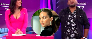 Choca Mandros minimiza a Jazmín Pinedo y prefiere a Natalie Vértiz Choca Mandros prefiere a Natalie Vértiz antes que a Jazmín Pinedo: "A la China recién la conozco"