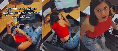 Empresa instala cámaras de seguridad y capta a trabajadora comiendo y durmiendo en horario laboral Empresa instala cámaras de seguridad y capta a trabajadora comiendo y durmiendo en horario laboral