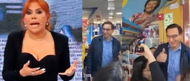 Magaly Medina se pronuncia luego que el expresidente Martín Vizcarra se diera un baño de popularidad. Magaly Medina critica a Martín Vizcarra: “Le importa tres pepinos que su mujer haya quedado humillada” | VIDEO