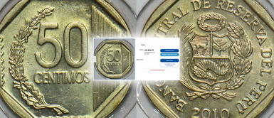 La moneda de 50 céntimos del 2010 es vendida a un valor que supera los 70 soles. Moneda de 50 céntimos del 2010: ¿Por qué aumentó su valor hasta más de 70 soles?
