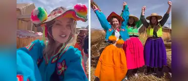 Flavia Laos luce orgullosa la vestimenta típica de Puno: Flavia Laos luce orgullosa la vestimenta típica de Puno: