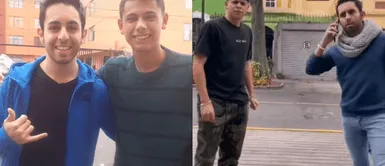 Aaron Picasso y Joaquín Escobar se reencuentran 'Al fondo hay sitio': 'Jaimito' y 'Yoni' se reúnen y fanáticos les piden su regreso a la serie