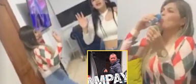 La esposa del Chorri Palacios fue vista en una reunión junto a María Fe Saldaña, expareja de Josimar. Roberto Palacios: Karla Quintana, su esposa, reaparece tras ampay en fiesta con María Fe Saldaña | VIDEO