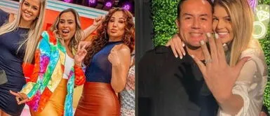 Ethel Pozo y Janet Barboza saludan compromiso de Brunella Horna y Richard Acuña. Ethel Pozo y Janet Barboza felices por el compromiso de Brunella Horna y Richard Acuña