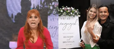 Magaly criticó compromiso de Brunella Magaly sobre pedida de mano de Brunella Horna: “Si el novio tiene plata, ¿Por qué le dio el anillo en un cine?”