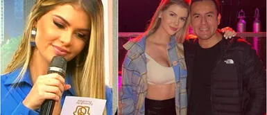 Brunella Horna se emocionó EN VIVO con regalo y mensaje de Richard Acuña . Brunella se emocionó EN VIVO con regalo y mensaje de Richard: “Gracias por ser la persona que me llena de luz”