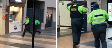 Balacera en plaza San Miguel por robo a joyería desata el terror entre los clientes Balacera en plaza San Miguel por robo a joyería desata el terror entre los clientes