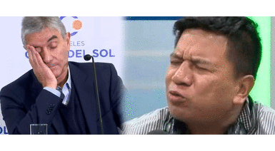 Juan Carlos Oblitas y Silvio Valencia intercambiaron de palabras en conferencia de prensa. Juan Carlos Oblitas y su reacción al ver a Silvio a Valencia: "Me vas a matar" | VIDEO