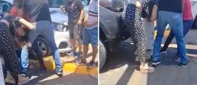 Mujer descubre infidelidad a su esposo y golpea a la amante: Decías que no andabas con mi marido Mujer descubre infidelidad a su esposo y golpea a la amante: "Decías que no andabas con mi marido"