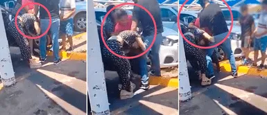 Mujer sorprende a su esposo en supuesta infidelidad: Mujer sorprende a su esposo en presunta infidelidad: "Decías que no y andas con mi marido"
