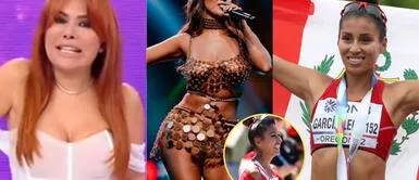 Magaly Medina compara a Yahaira Plasencia con logros de Kimberly García. Magaly Medina compara a Yahaira Plasencia con la medalla de oro de Kimberly García: “Ella sí se ha llenado de gloria” | VIDEO