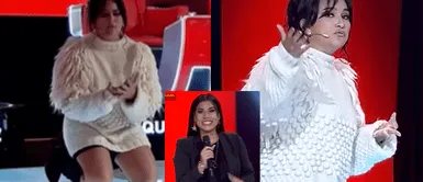 Daniela y su peculiar forma de pedir que se unan a su equipo Daniela Darcourt se arrodilló ante participante para que la elija, pero ella prefirió a Noel Schajris