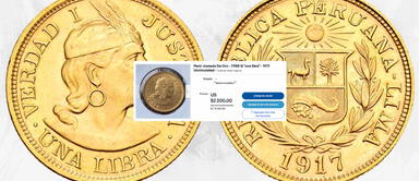 La libra peruana tiene un nuevo valor debido a su nivel de conservación y características únicas. Una libra de oro de 1917: el asombroso valor de la moneda y dónde venderla a 8 mil soles