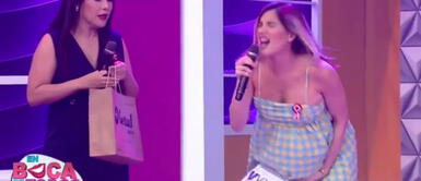Korina Rivadeneira “asusta” a Tula Rodríguez a horas de dar a luz. ¿Korina Rivadeneira casi da a luz en el set de ‘En boca de todos’?