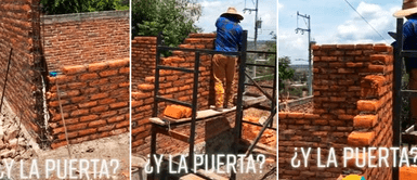 Tiktok: construyen vivienda pero no dejan espacio para la puerta y conmociona las redes Tiktok: construyen vivienda pero no dejan espacio para la puerta y conmociona las redes