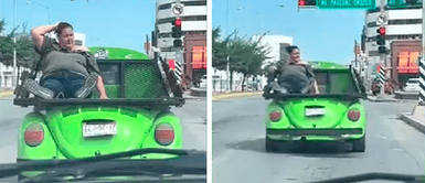Viral: Hombre tunea su vochito y adapta un asiento especial para la suegra Viral: Hombre tunea su vochito y adapta un asiento especial para la suegra