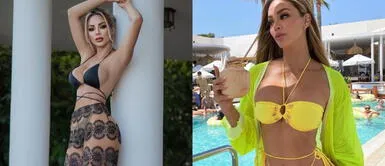 Sheyla Rojas disfruta su paso por París con mágico look total white Sheyla Rojas imprime su huella en París en tienda Louboutin con impoluto look total white