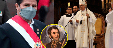 Arzobispo le pide a presidente dar un paso al costado. Arzobispo Carlos castillo le refrescó la memoria a Castillo del por qué San Martín decidió irse del Perú
