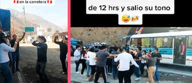 Peruanos se quedan varados y celebran Fiestas Patrias en Carretera Central: Peruanos se quedan varados y celebran Fiestas Patrias en Carretera Central: "Ese es mi Perú"