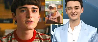 Noah Schnapp ya está en Perú. Foto: composición / La República / AFP Noah Schnapp ya está en Perú. Foto: composición / La República / AFP