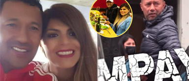 Roberto Palacios se luce junto a su esposa Karla Quintana tras segundo ampay. ‘Chorri’ Palacios y su esposa aparecen felices en restaurante luego del segundo ampay del jugador | VIDEO