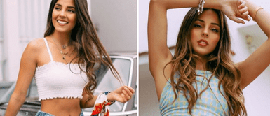 Luciana Fuster viene dejando huella en la nieve con una dominante suela de color Luciana Fuster viene dejando huella en la nieve con una dominante suela de color