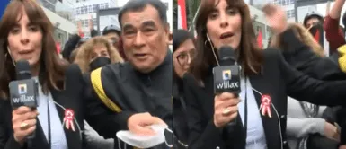 Carla García y el incómodo momento que pasó Carla García: Hombre intentó abrazarla y ella lo apartó de inmmediato: “Nadie me toca sin mi permiso”