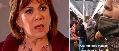 Mujer se cree Maldini dentro de tren del Metro de Lima Mujer hace comentario despectivo en tren: “Tengo más plata que todos”