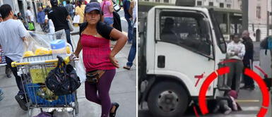 Cercado de Lima: ambulante usó a su hija como escudo humano para evitar decomiso de mercadería Cercado de Lima: ambulante usó a su hija como escudo humano para evitar decomiso de mercadería