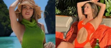 Flavia Laos celebra cumpleaños con pícaro bikini Flavia Laos se convierte en la diosa del denim enfundada en el más versátil bikini de cadenas