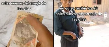 Perú: obrero rechazó nuevo billete de 20 soles creyendo que era falso Perú: obrero rechazó nuevo billete de 20 soles creyendo que era falso