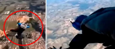 Paracaidista pierde el control y cae 6.500 pies hasta su muerte Paracaidista pierde el control y cae 6.500 pies hasta su muerte