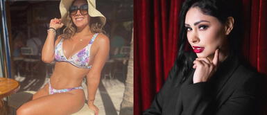 Isabel Acevedo con pantalones de cadenas como Pamela Franco Isabel Acevedo causa furor con un atrevido look con cadenas idéntico al de Pamela Franco