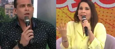 Christian Domínguez se enfrenta con la psicóloga Lizbeth Cueva en América Hoy. Christian Domínguez se molesta con psicóloga Lizbeth Cueva porque lo llaman constantemente “tramposo” | VIDEO