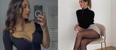 Valery Revello con estampado de damero Valery Revello se inspira en Tepha Loza posando con la tendencia del print de damero en look comfy