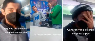 Lima: abre negocio de casa de apuestas y sus primeros clientes lo dejan sin plata Lima: abre negocio de casa de apuestas y sus primeros clientes lo dejan sin plata