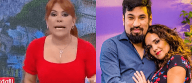 Magaly cuestionó a la pareja Magaly cuestiona a Érika Villalobos y Aldo Miyashiro: “No quieren desprenderse”