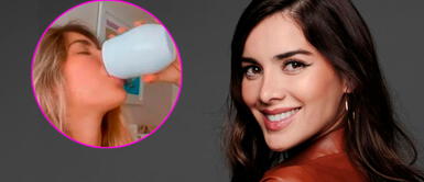 Korina Rivadeneira toma su placenta por segunda vez tras dar a luz a Mario Jr. Korina Rivadeneira bebe su placenta por segunda vez tras dar a luz a Mario Jr.