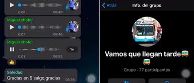 Conductor avisa a pasajeros por WhatsApp cuando está cerca de sus paraderos: “¡Vamos que llegan tarde!” Chofer avisa a pasajeros vía WhatsApp cuando está cerca de sus paraderos