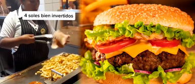 SJM: restaurante sorprende y sirve medio kilo de papas en hamburguesa de 4 soles SJM: restaurante sorprende y sirve medio kilo de papas en hamburguesa de 4 soles