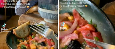Peruana fue a restaurante de compatriota en Polonia y le dan “ceviche con fresas y moras” Peruana llega a restaurante de compatriota en Polonia y le dan ¡ceviche con fresas y moras!