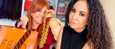 Janet Barboza arremete contra Magaly Medina y le llama huachafa Janet Barboza arremete contra la Magaly Medina: "Sigue comprando tus carteras, huachafa"